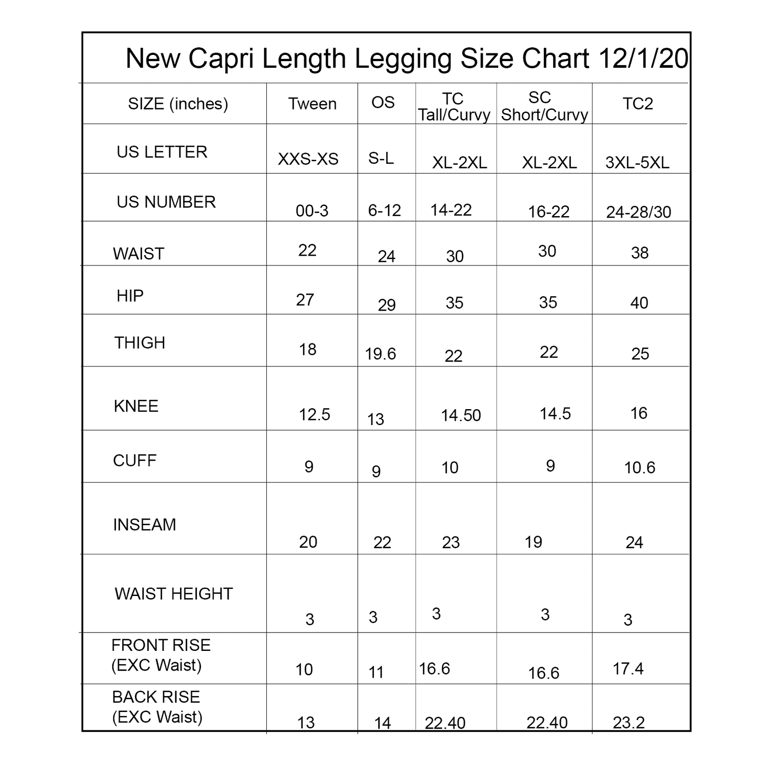 Concealed Carry Black  Leggings 230 gsm Thick Not See Through - Capri Length